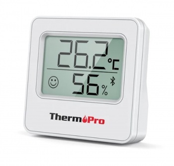 ThermoPro Hygrometer TP357 | Bluetooth Digital Indoor Hygrometer Thermometer